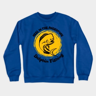 Reel in the Adventure: Dolphin Fishing Crewneck Sweatshirt